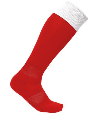 Proact two-tone sportkousen |Rood-Wit