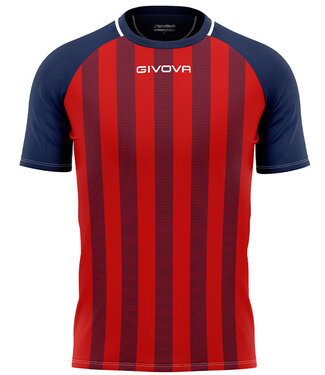 Givova Shirt Tratto│Rood-Navy