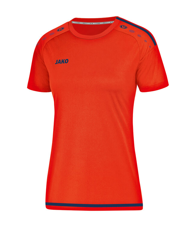 JAKO OP = OP SALE LAATSTE SHIRTS STRIKER 2.0 DAMES FLAME NAVY