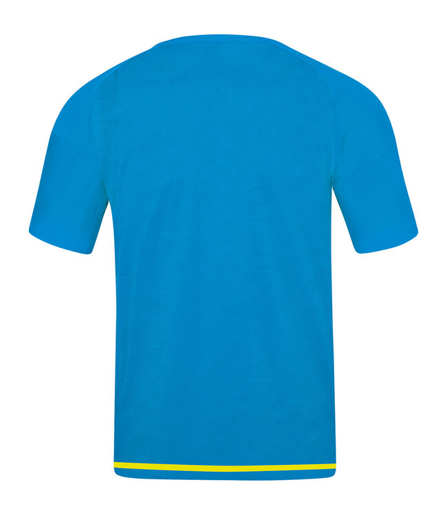 JAKO OP = OP SALE LAATSTE SHIRTS STRIKER 2.0  JAKOBLAUW-FLUOGEEL | MAAT SMALL