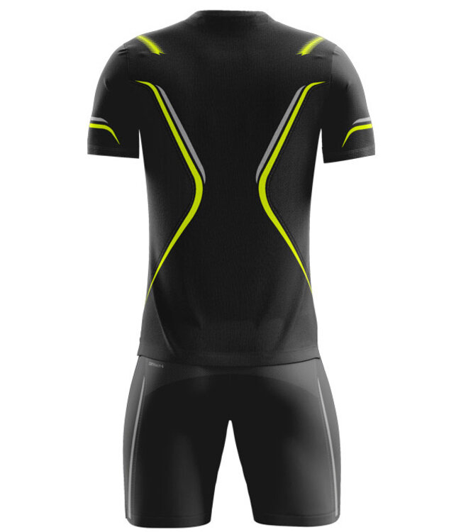 Zeus Padelset Champion Zwart- Fluogeel