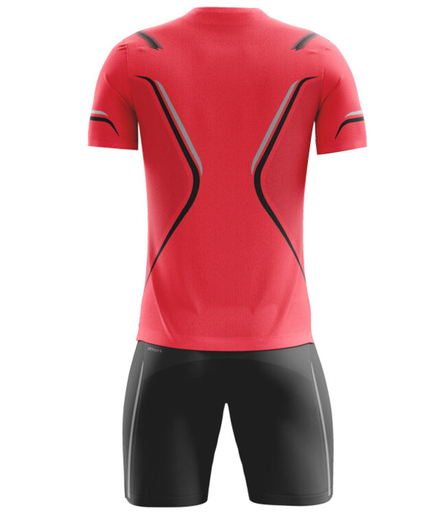 Zeus Padelset Champion Coral - Zwart