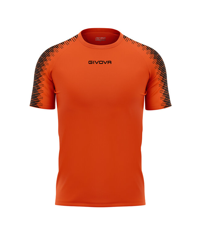 Givova Shirt Club | Oranje-Zwart