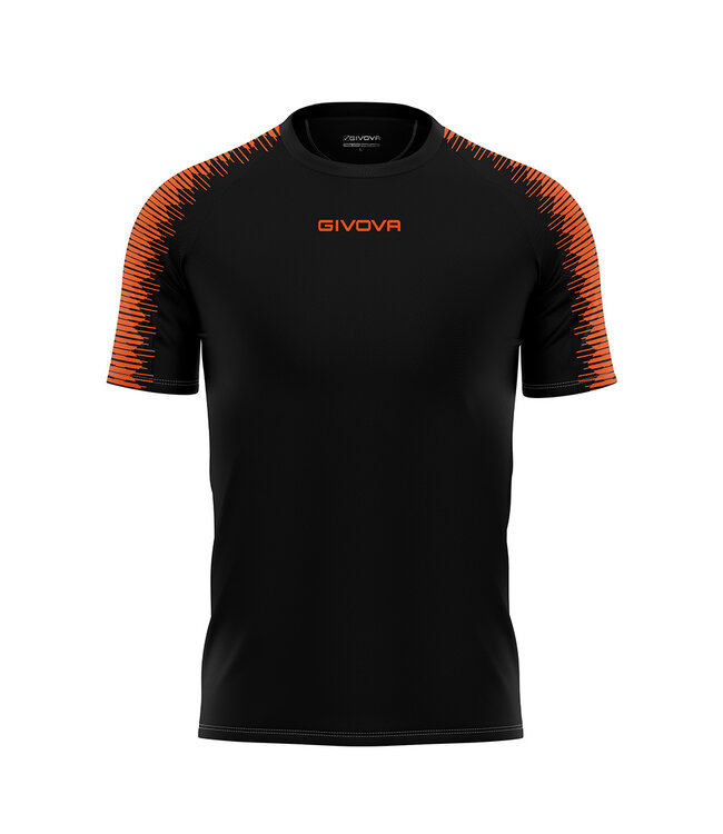 Givova Shirt Club | Zwart-Oranje