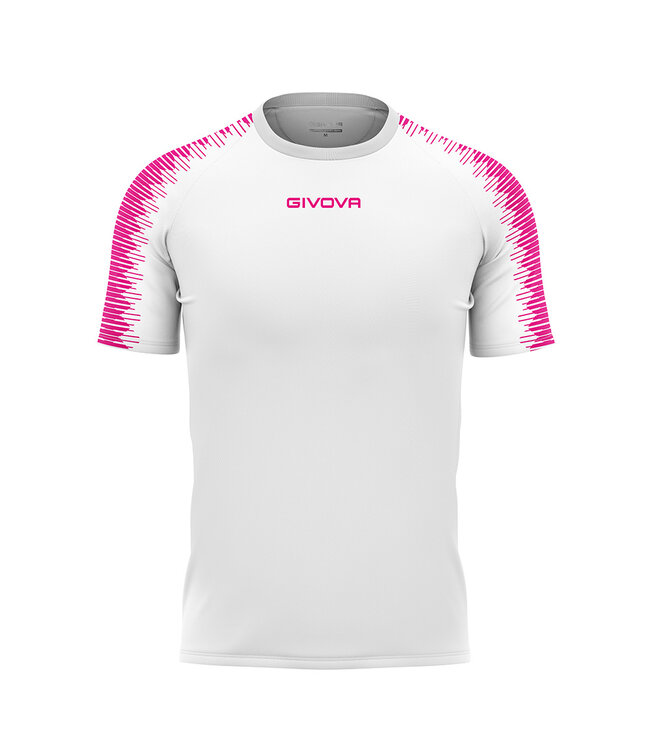 Givova Shirt Club | Wit-Fuchsia