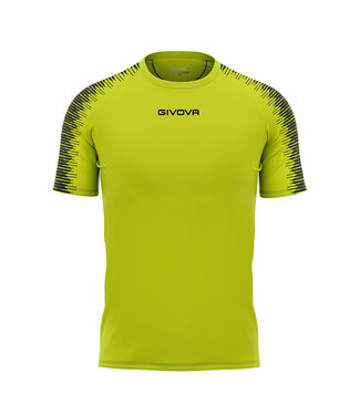 Givova Shirt Club | Fluogeel-Zwart