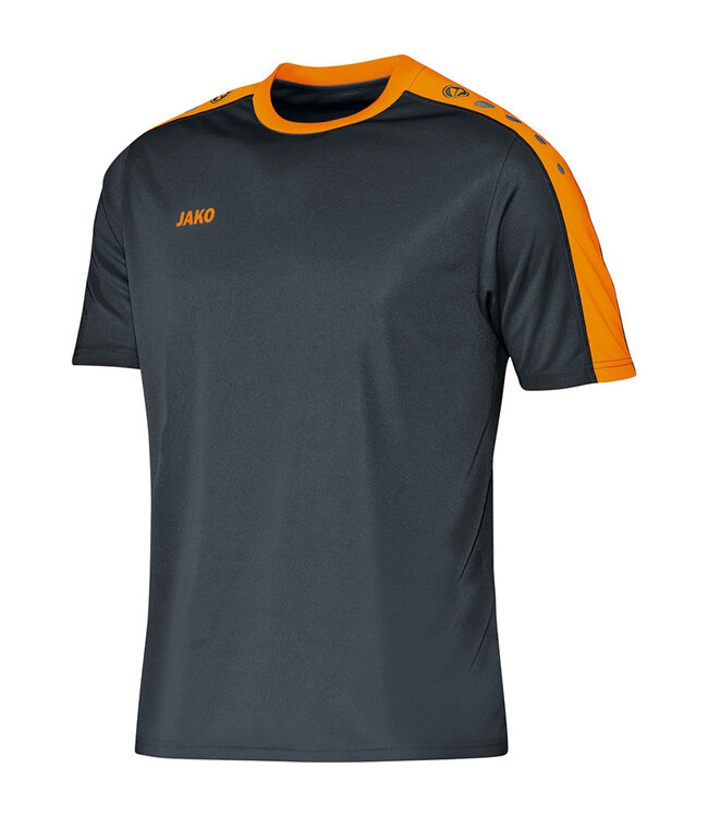 JAKO Shirt Striker Antraciet-Fluo oranje | 2XL