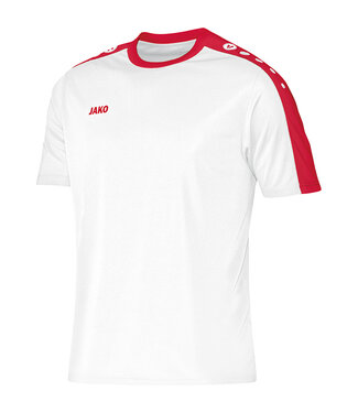 JAKO Shirt Striker Wit-Rood Maat XL