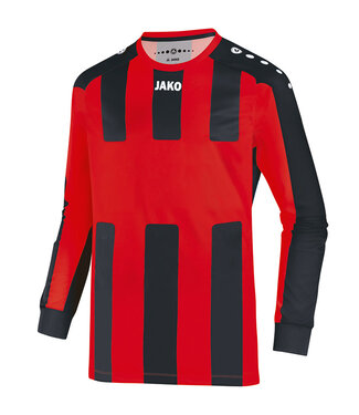 JAKO Shirt Milan Rood-Zwart | Maat L
