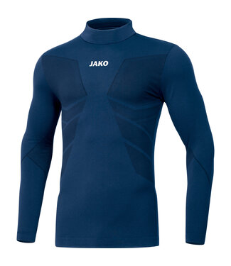 JAKO Longsleeve Turtleneck comfort 2.0 v.a. maat 3XS | Navy