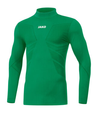 JAKO Longsleeve Turtleneck comfort 2.0 v.a. maat 3XS | Groen