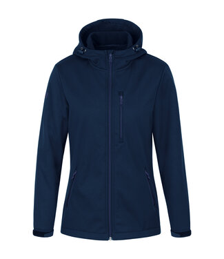 JAKO Jako Softshell jas met kap Dames | Marine