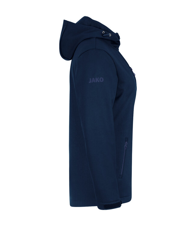 JAKO Jako Softshell jas met kap Dames | Marine