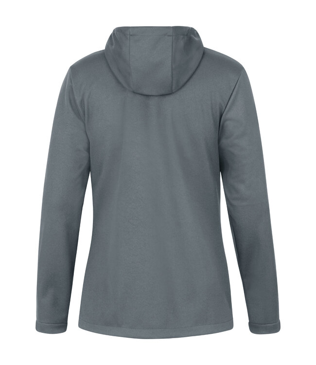 JAKO Jako Softshell jas met kap Dames | Steengrijs