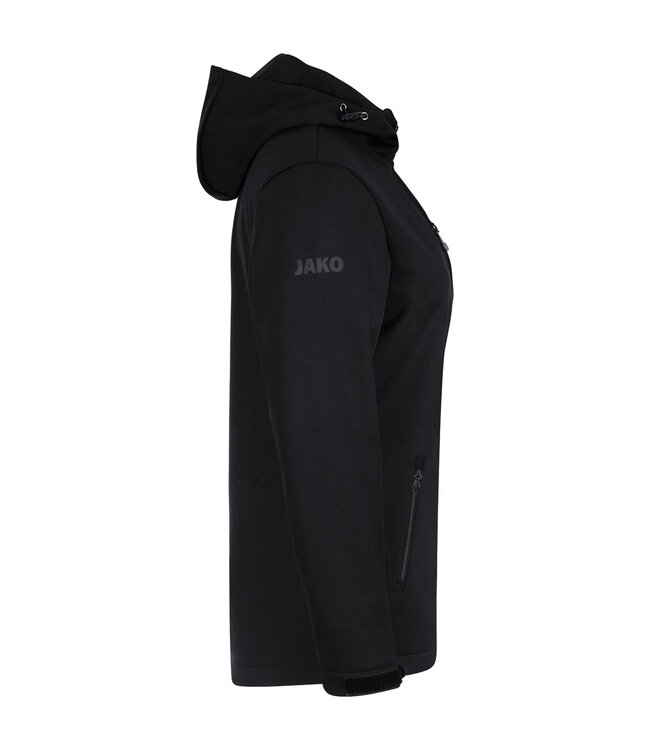 JAKO Jako Softshell jas met kap Dames | Zwart