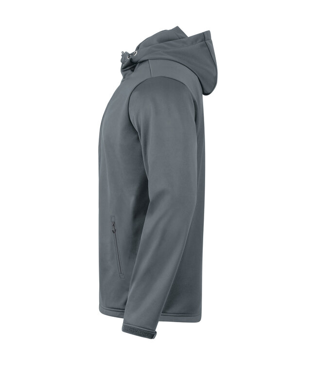 JAKO Jako Softshell jas met kap UNI | Steengrijs