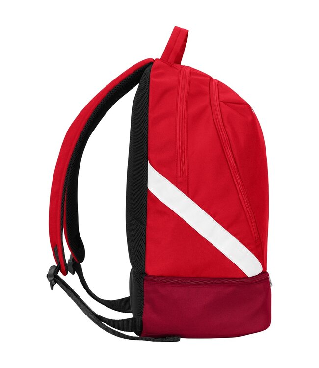 JAKO Rugtas Iconic incl. apart bodemvak│Rood-Wijnrood