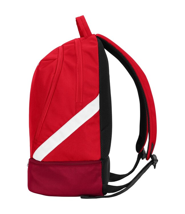 JAKO Rugtas Iconic incl. apart bodemvak│Rood-Wijnrood