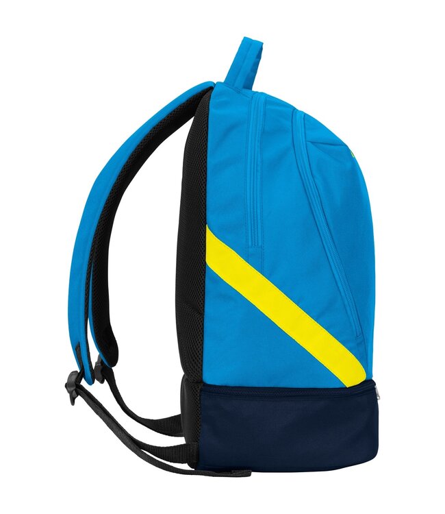 JAKO Rugtas Iconic incl. apart bodemvak│Jakoblauwl - Marine - Fluogeel
