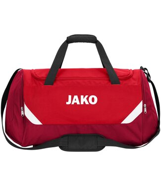 JAKO Sporttas ICONIC met zijvakken 3 maten│Rood - Wijnrood