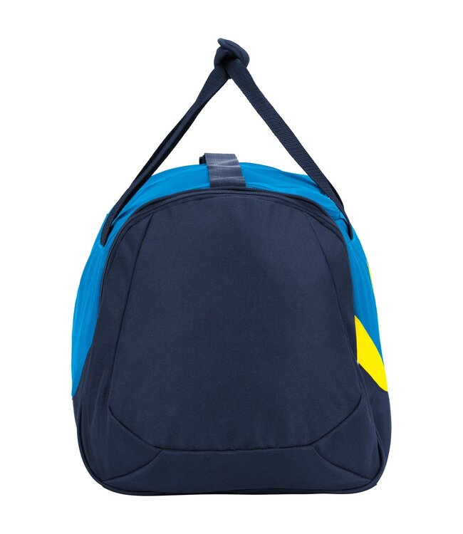 JAKO Sporttas ICONIC met zijvakken 3 maten│Jakoblauw - Marine - Fluogeel