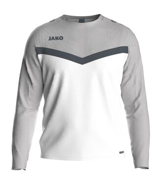 JAKO Jako sweater Iconic│Kids - Uni │Wit - Zachtgrijs