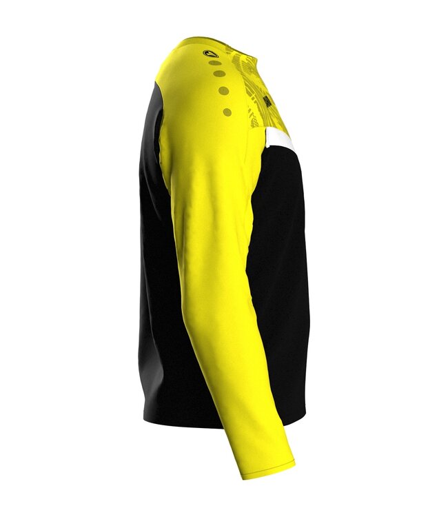 JAKO Jako sweater Iconic│Kids - Uni │Zwart - Zachtgeel