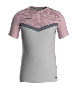 JAKO Shirt T-Shirt Iconic | Zachtgrijs - Dusty Pink - Antra Light