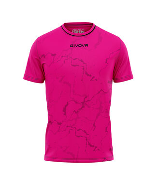 Givova Shirt Grafity│Fuchsia - Zwart