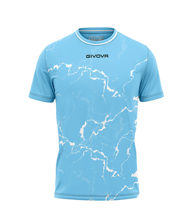 Givova Shirt Grafity│Skyblue - Wit