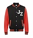 Personal College vest / jacket ZWART-ROOD