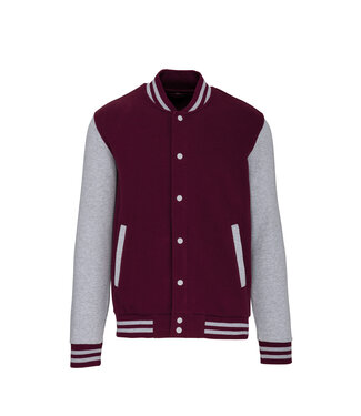 Personal College vest / jacket WINE - OXFORDGREY