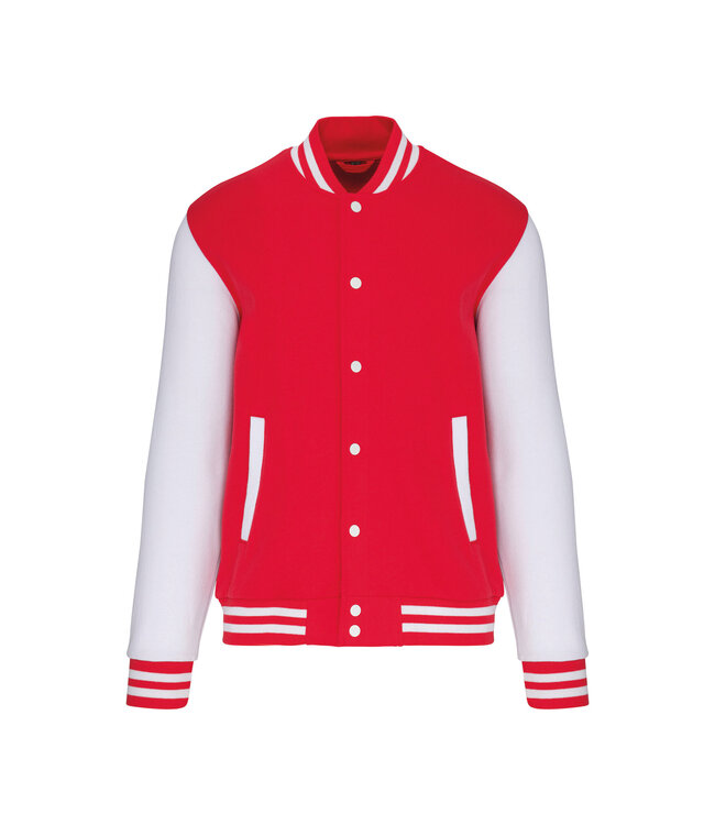 Personal Kids College vest / jacket ROOD-WIT