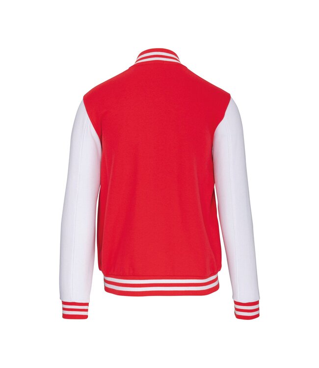 Personal Kids College vest / jacket ROOD-WIT