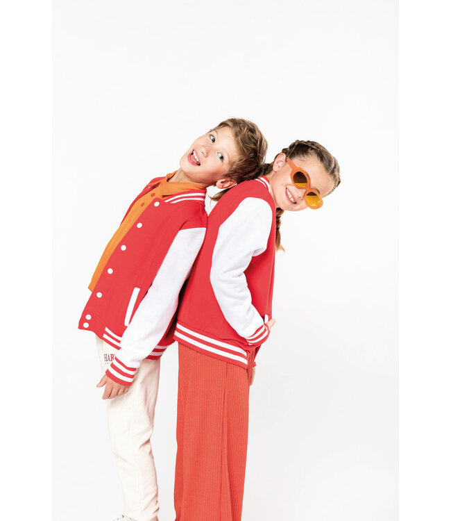 Personal Kids College vest / jacket NAVY-WIT