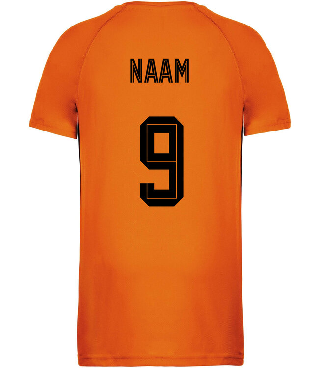 Payper Oranje fanshirt UNI - Fluo Oranje  / Bedrukking mogelijk