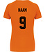 Oranje fanshirt DAMES  / Bedrukking mogelijk