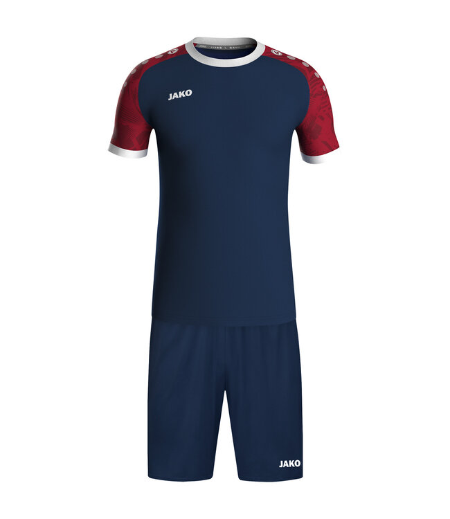 JAKO Shirt Iconic | navy/chillrood