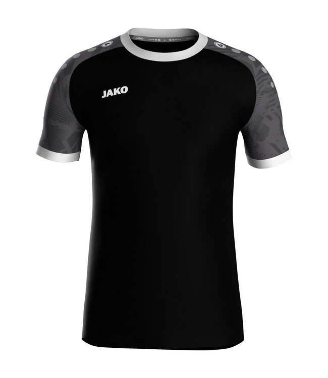 JAKO Shirt Iconic | zwart/antraciet