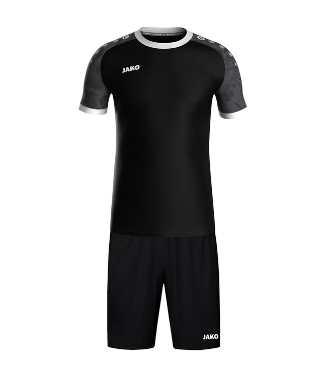 JAKO Shirt Iconic | zwart/antraciet