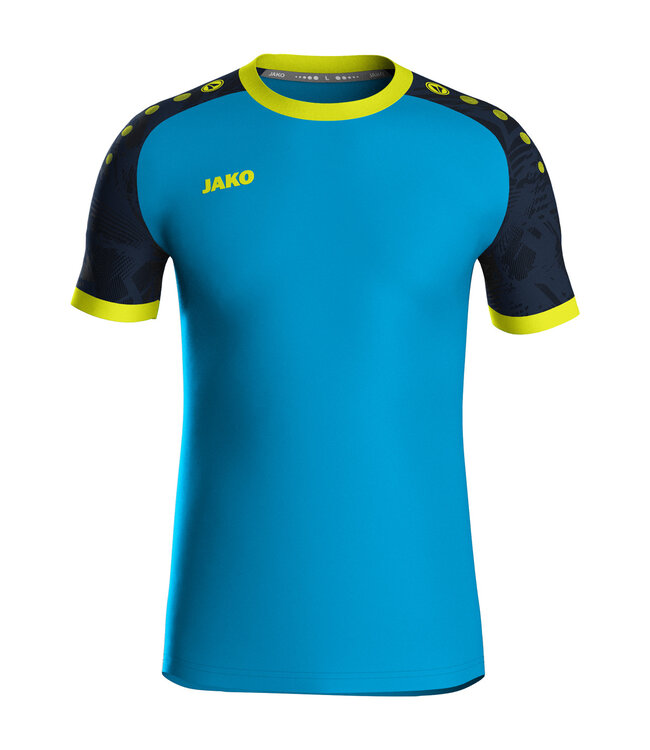 JAKO Shirt Iconic | JAKO-blauw/marine/fluogeel