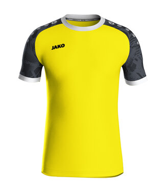 JAKO Shirt Iconic | zachtgeel/zwart