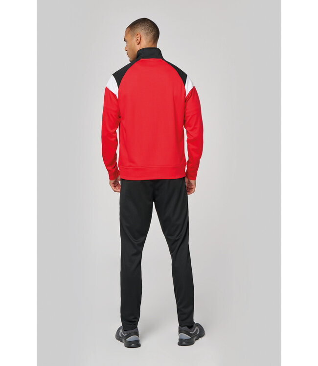 Proact Trainingsjack | Uni | Rood-Zwart-Wit