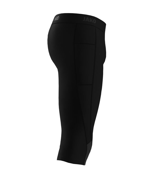 JAKO Capri Tight Power | Kids en Heren | Zwart