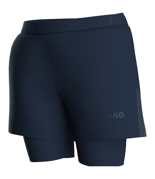 JAKO 2-in-1 Short Power | Dames | Marine