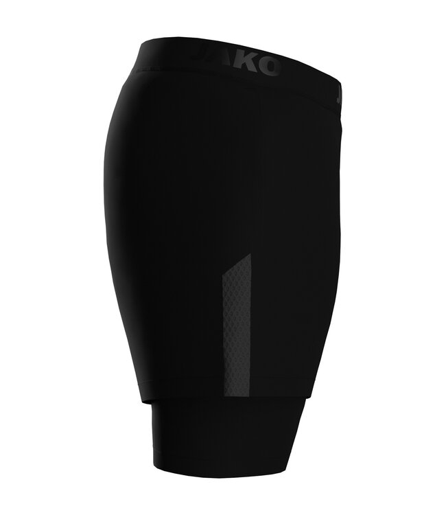 JAKO 2-in-1 Short Power | Dames | Zwart