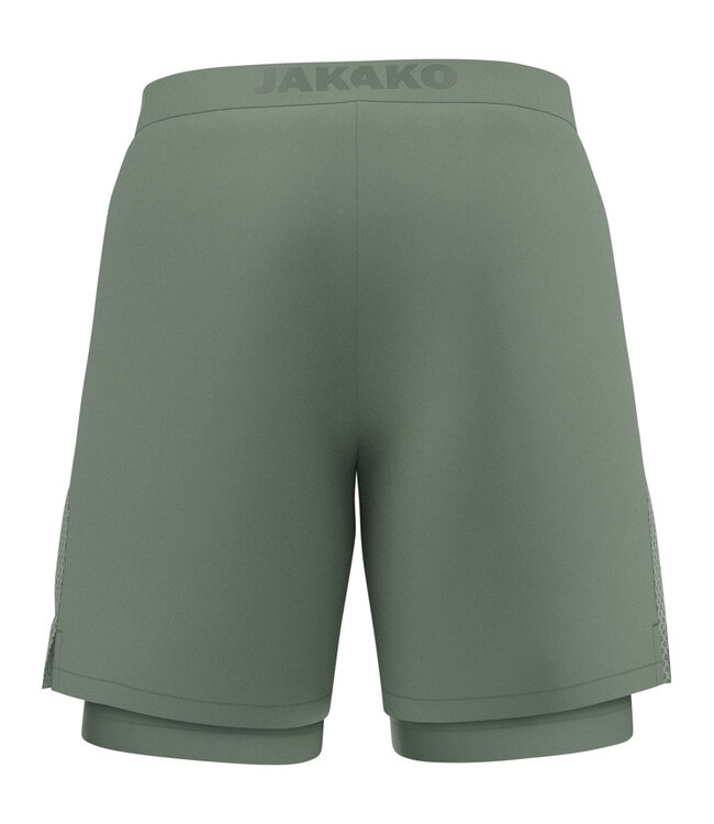 JAKO 2-in-1 Short Power | Heren | Mintgroen