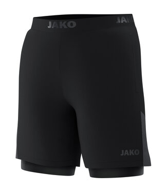 JAKO 2-in-1 Short Power | Heren | Zwart