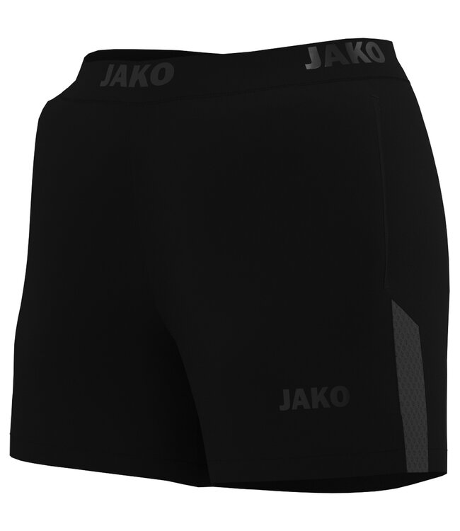 JAKO Runningshort Power | Dames | Zwart