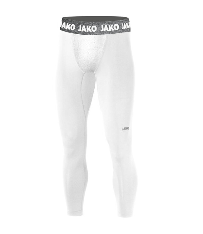 JAKO Long tight Compression 2.0 | Kids en Adults | Wit